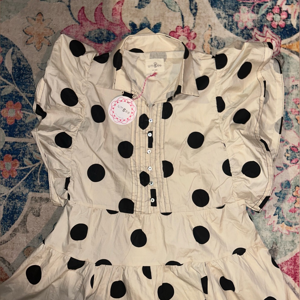 Umgee Polka Dot Ruffle Romper - Picture 2 of 6